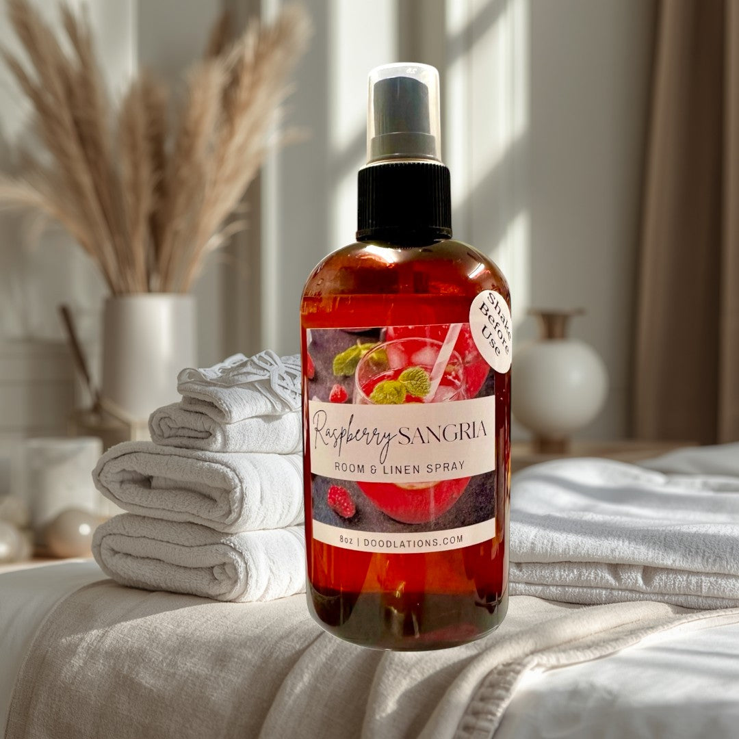 Doodlations Room & Linen Spray | Raspberry Sangria