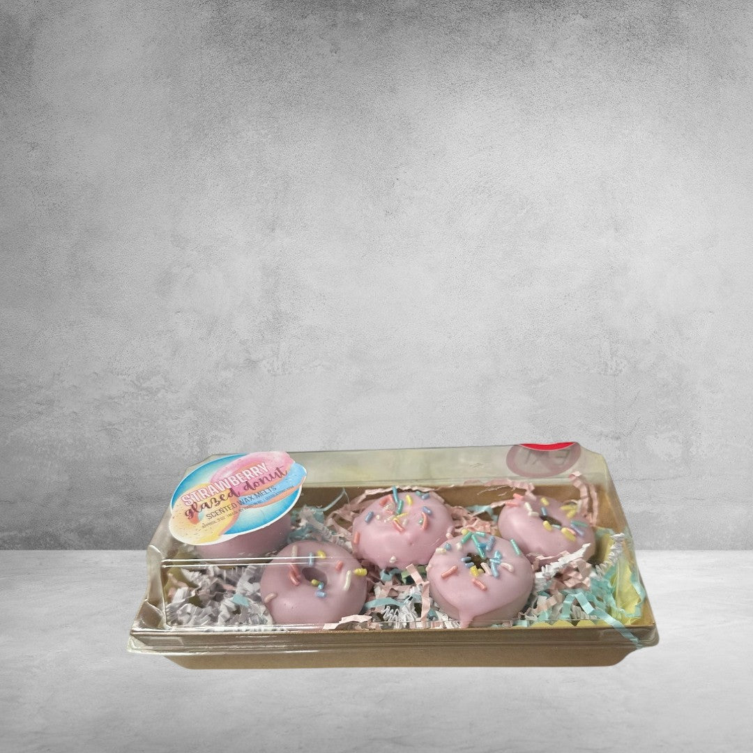Doodlations Wax Melts | Strawberry Glazed Donut