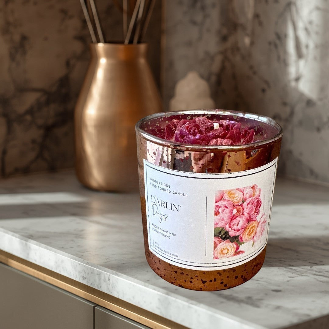 Doodlations Boutique Candle | Darlin' Days Floral