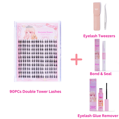 90PCs Double Tower Lashes