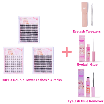 90PCs Double Tower Lashes