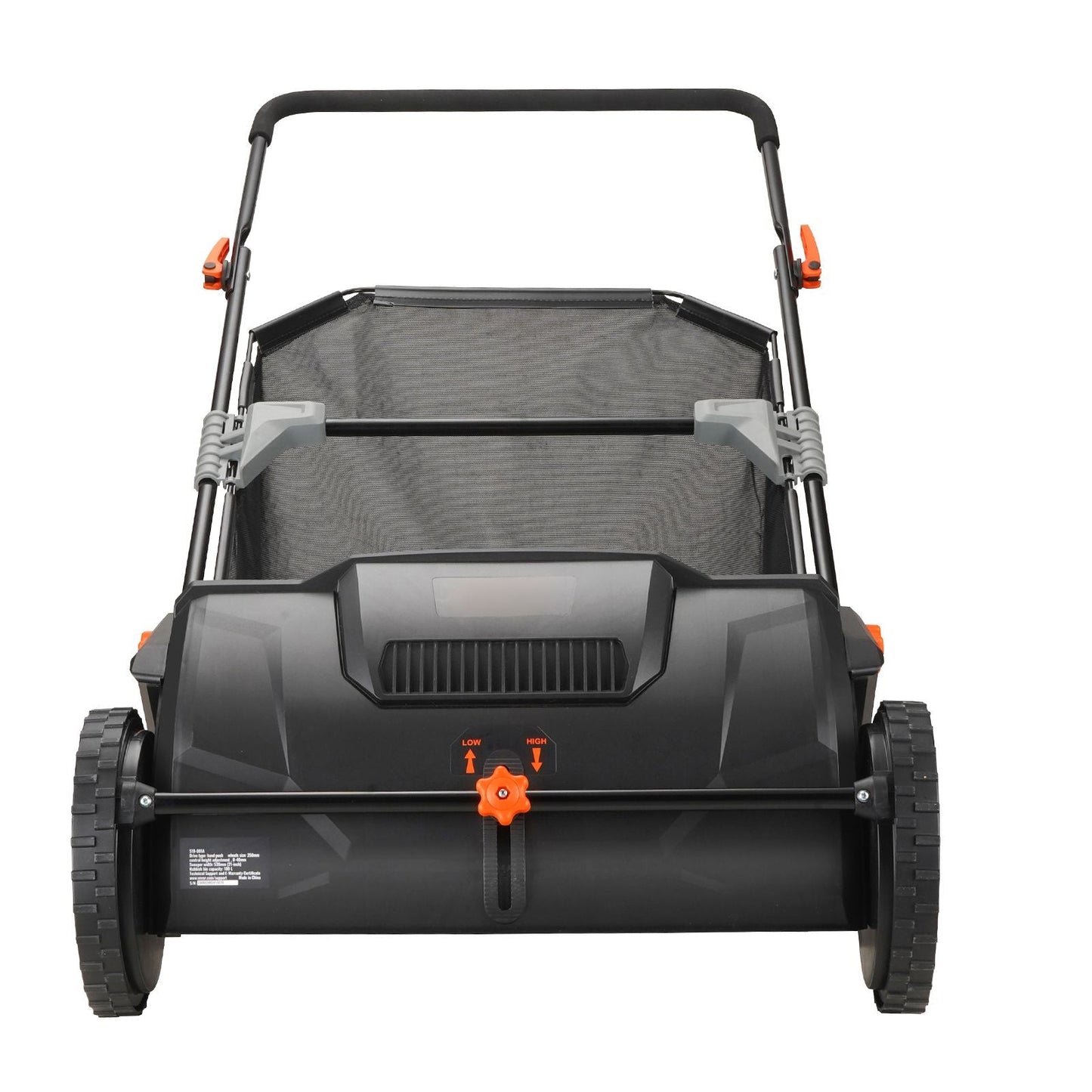 Heavy Duty 21" Push Lawn Sweeper for Leaves & Grass