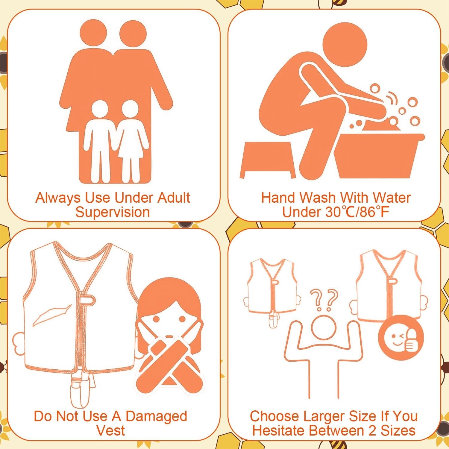 Kids Swim Vest – Toddler Float Jacket with Adjustable Safety Strap