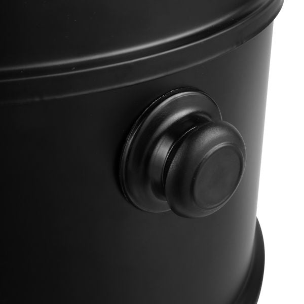 Outdoor Charcoal Smoker Grill – Portable Barrel BBQ Cooker Black