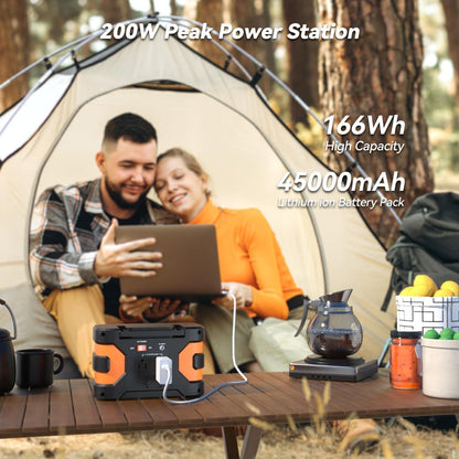 Centrale électrique portable 200 W, batterie de secours CPAP pour camping et urgences