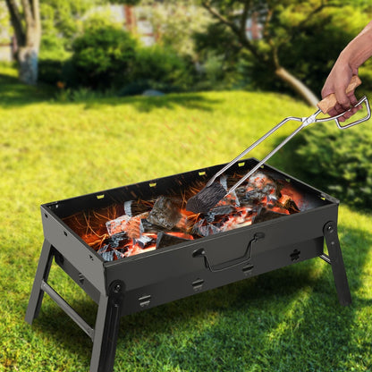 Portable Charcoal BBQ Grill – Lightweight Folding Smoker for Outdoors