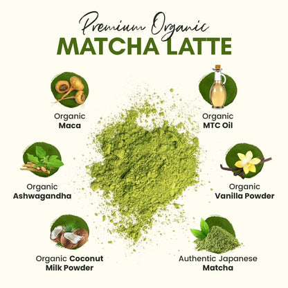 Organic Matcha Latte Pure Japanese Tea Blend