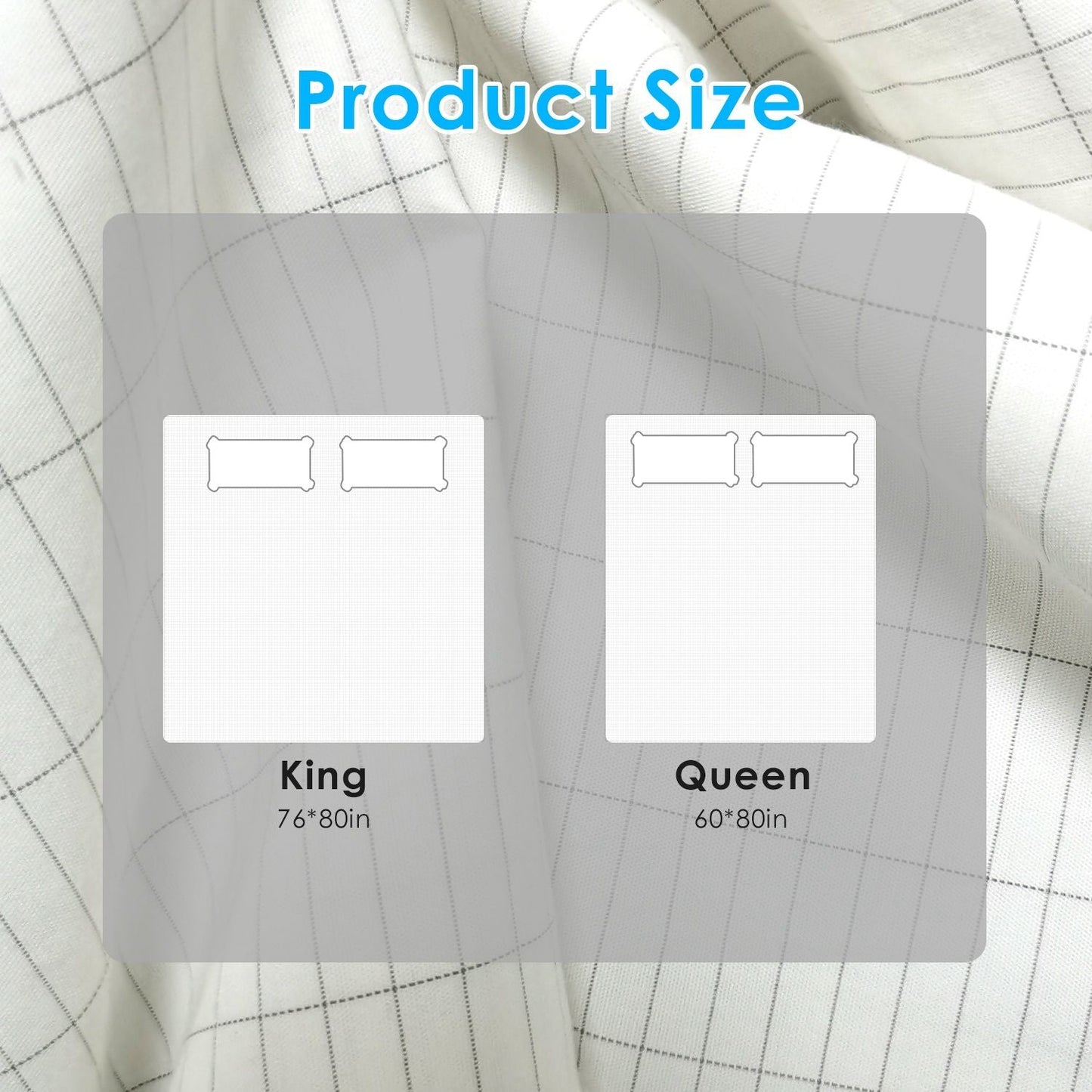 Organic Cotton Grounding Sheet – Queen & King with 15FT Cord for Sleep & Wellness