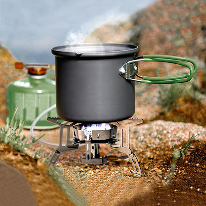 Portable 4000W Foldable Camping Stove with Ignition & Carry Case