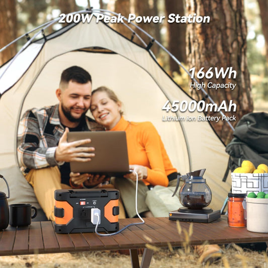 Portable Power Station 200W CPAP Backup Battery for Camping Emergency