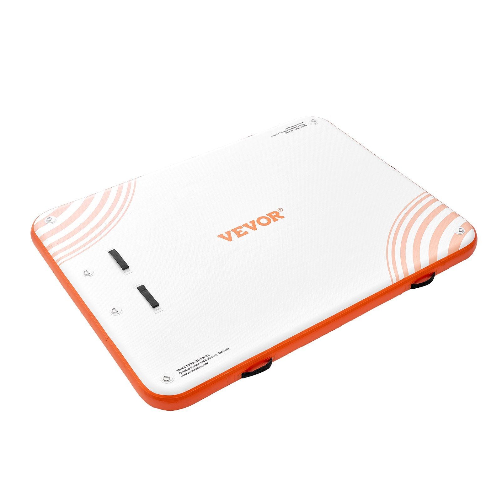 10x8FT Inflatable Floating Dock Platform – Non-Slip Water Raft