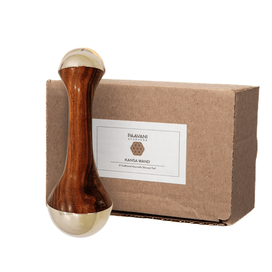 Dual - Dome Kansa Wand | Ayurvedic Tool for Detoxification | Daily Health & Beauty