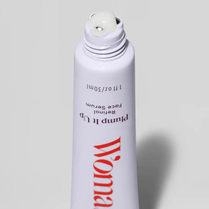 Womaness - Plump It Up - Gentle Retinol Face Serum with Rollerball: 1 oz