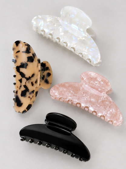 Classic Curved Acetate Claw Hair Clip
