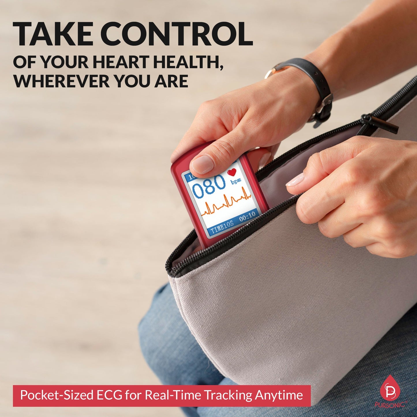 Rechargeable EKG Monitor