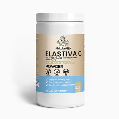 Elastiva C Grass-Fed Collagen Powder, Chocolate Flavor |