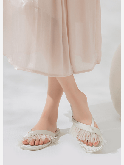 Elegant Summer Toe Ring Slippers | Daily Health & Beauty