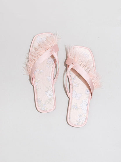 Elegant Summer Toe Ring Slippers | Daily Health & Beauty