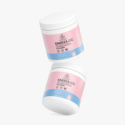 Enerza Cotton Candy Energy Powder | Sugar-Free Focus & Energy Formula (140g)