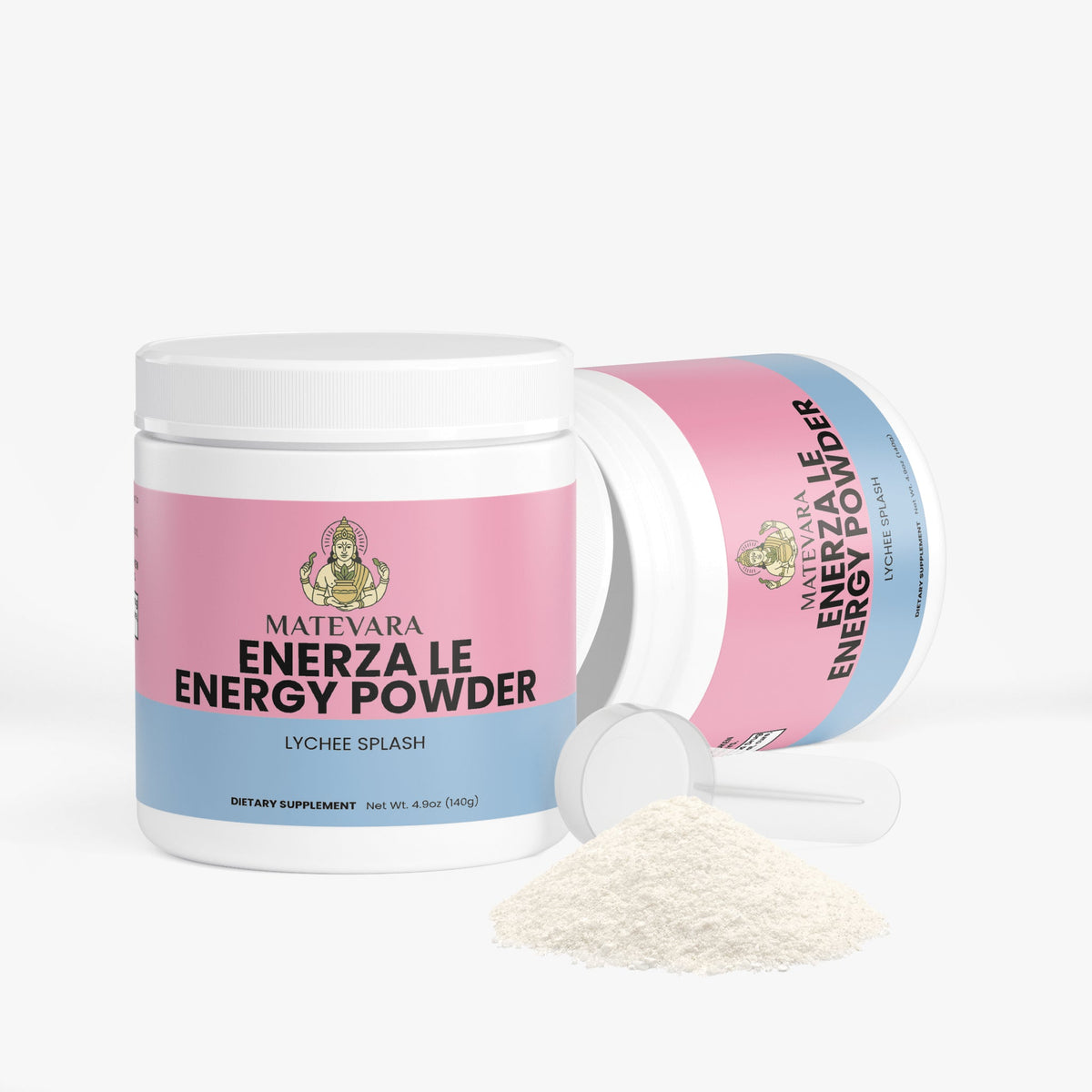 Enerza LE Energy Powder Lychee Splash | Sugar-Free Focus Support | 140g