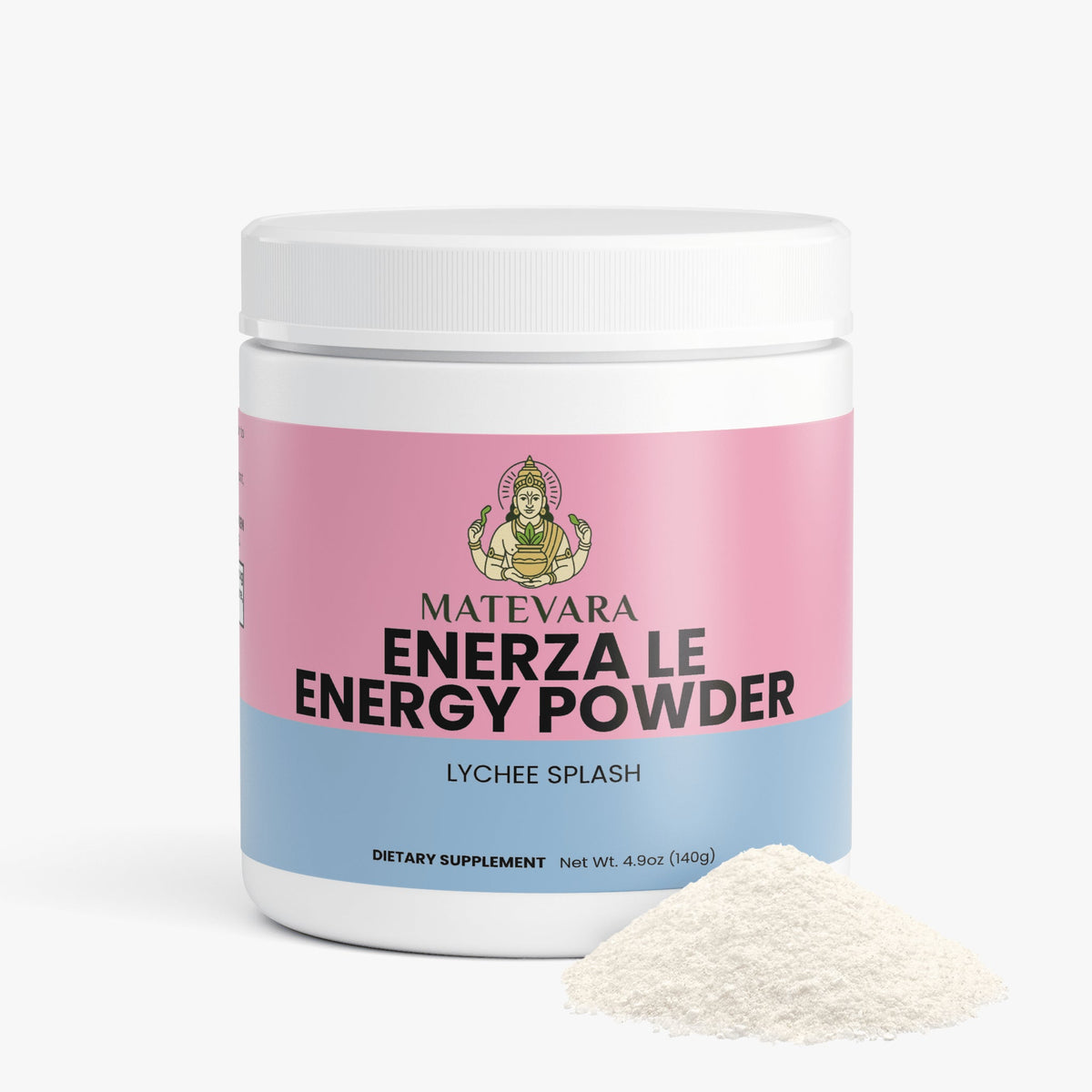 Enerza LE Energy Powder Lychee Splash | Sugar-Free Focus Support | 140g