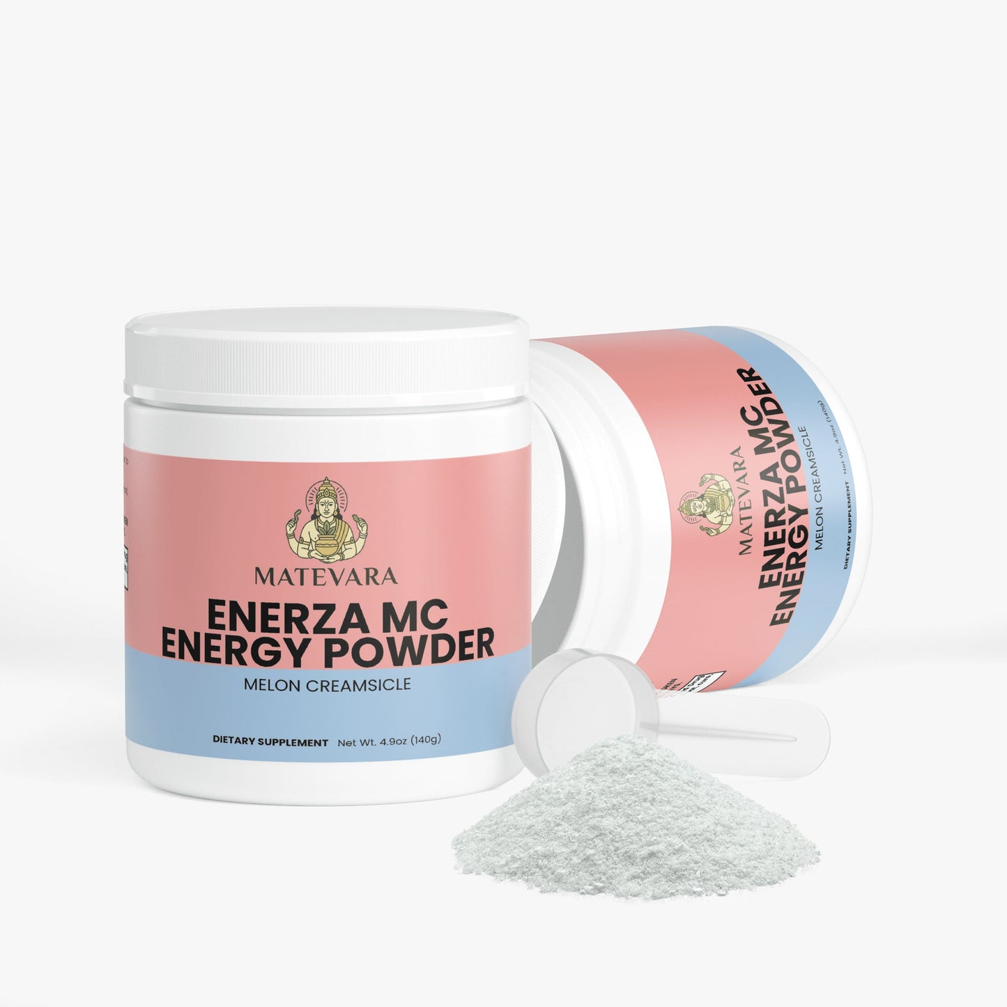 Enerza MC Energy Powder Melon Creamsicle | Sugar-Free Focus Support | 140g