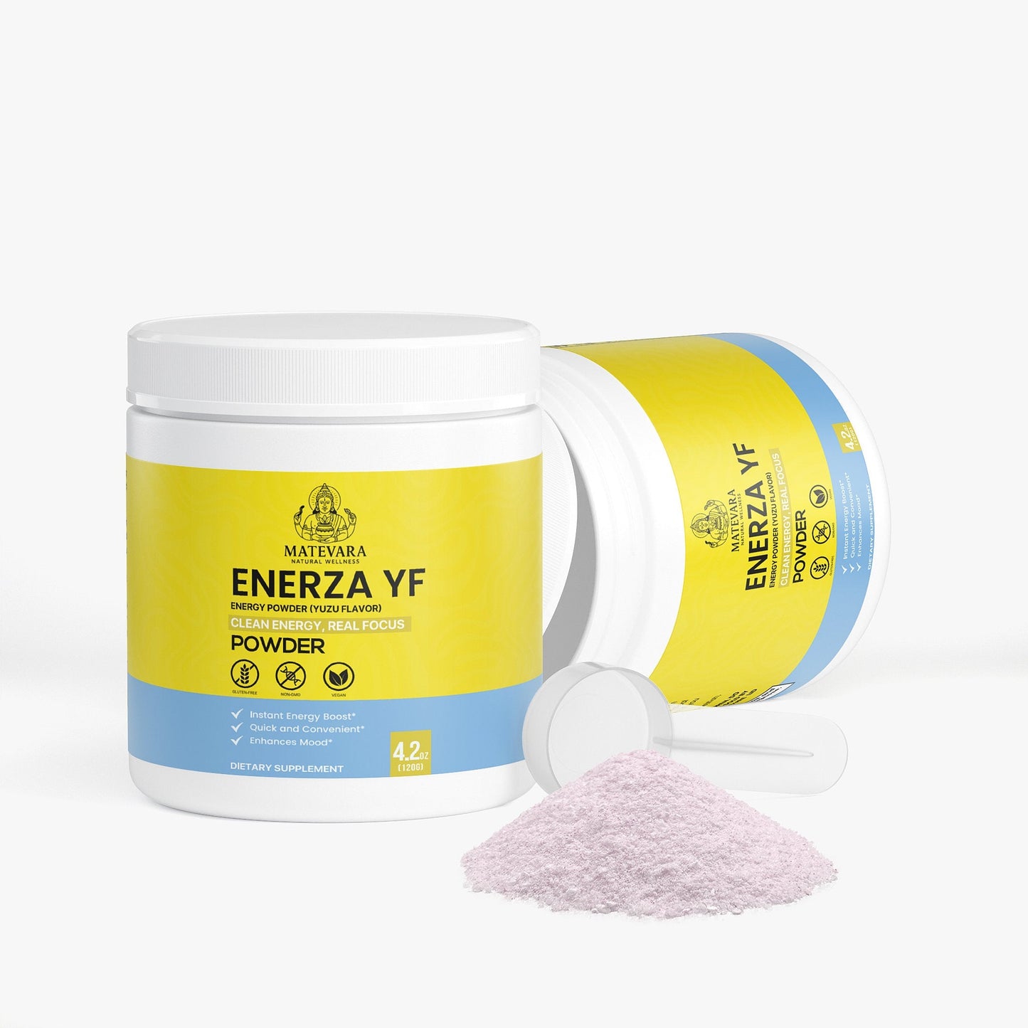 Enerza YF Energy Powder (Yuzu Flavor) |Sugar-Free | 120g