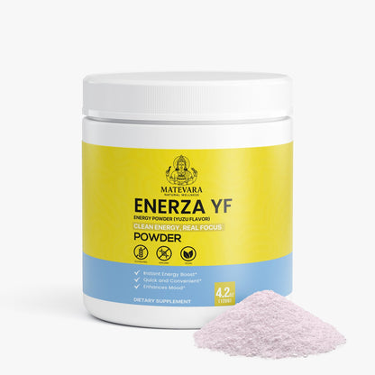 Enerza YF Energy Powder (Yuzu Flavor) |Sugar-Free | 120g