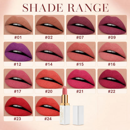 Hydrating Matte Lipstick for Dry Lips