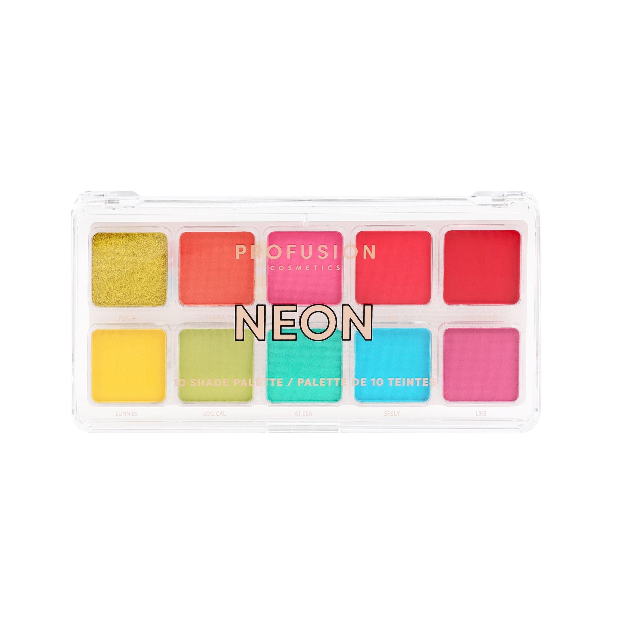 Essentials 10 Shade Palette – Neon | Daily Health & Beauty