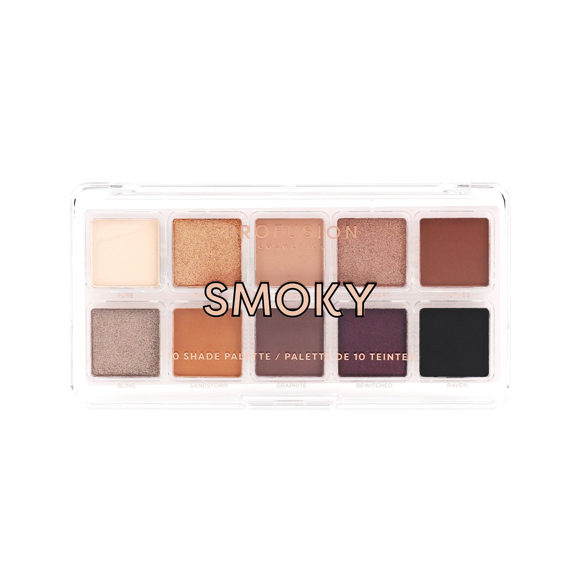 Essentials 10 Shade Palette – Smoky | Daily Health & Beauty