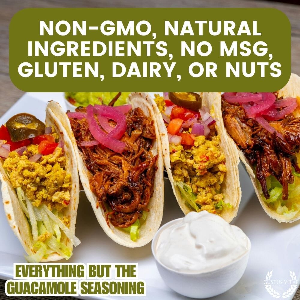 Todo menos el condimento natural para guacamole 