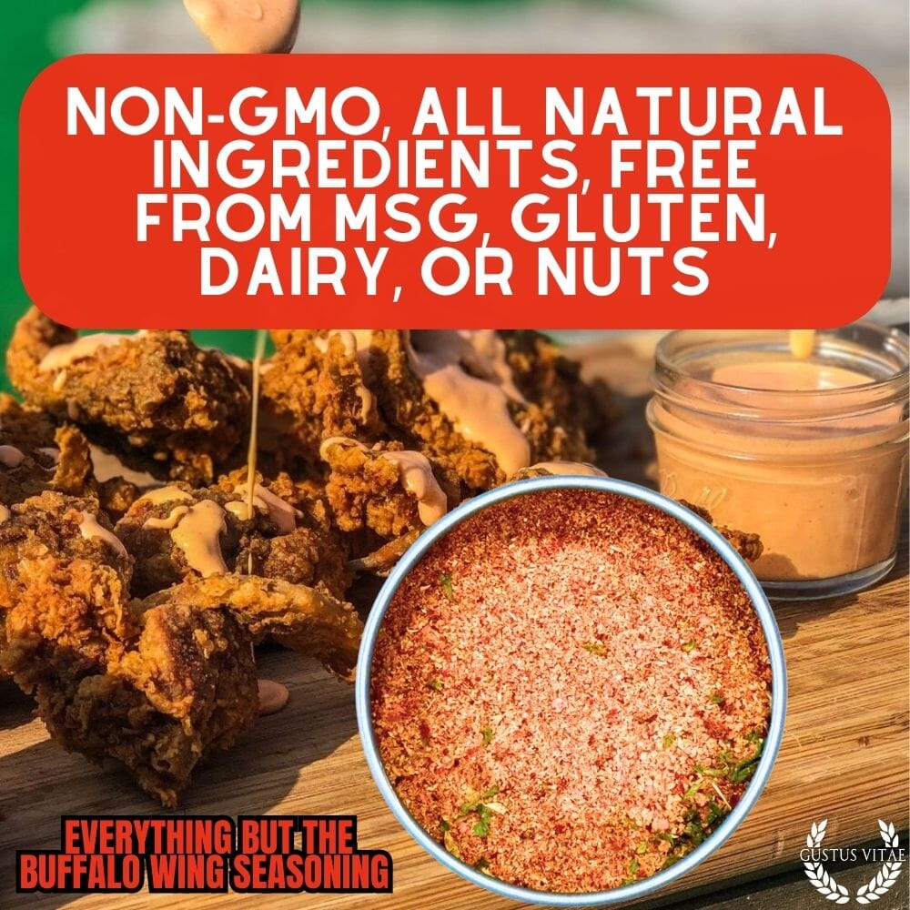 Todo menos el condimento para alitas de búfalo 