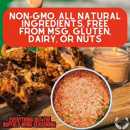 Todo menos el condimento para alitas de búfalo 