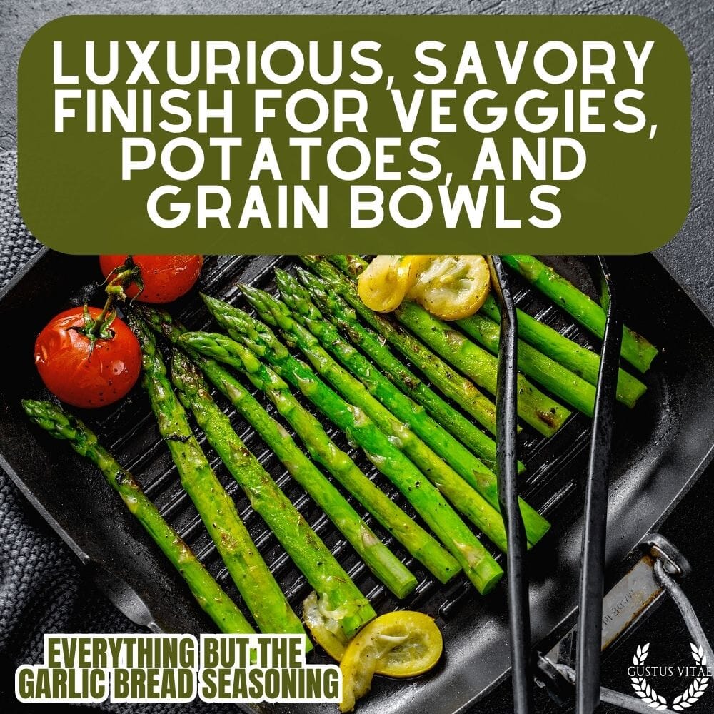 Todo menos el condimento para pan de ajo | Gustus Vitae 