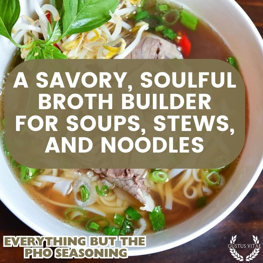 Todo menos el condimento Pho 