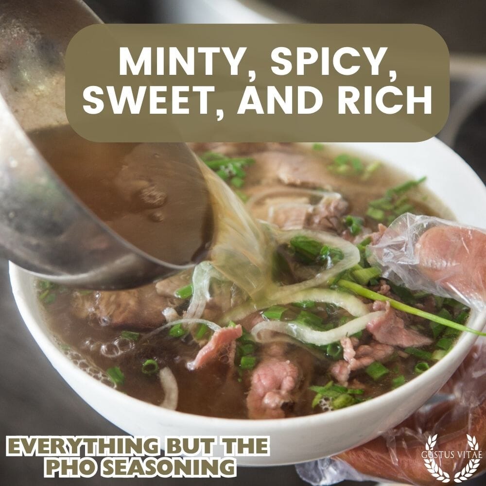 Todo menos el condimento Pho 