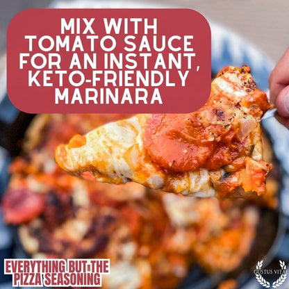 Todo menos el condimento para pizza 