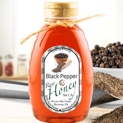 Experimente el dulce calor: miel con infusión de pimienta negra