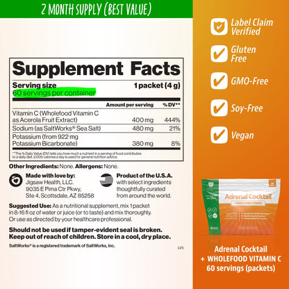 Jigsaw Adrenal Cocktail™ + Wholefood Vitamin C