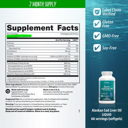 Jigsaw Alaskan Cod Liver Oil™