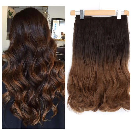 27" Hair Extensions Clip-in Curley 160g SHATUSH OMBRE'