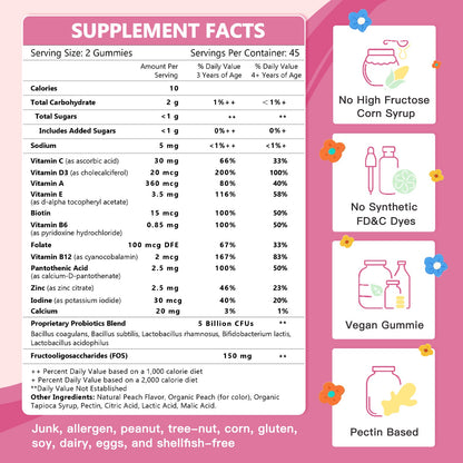 Kids Probiotic, 5 Billion CFUs, 90ct