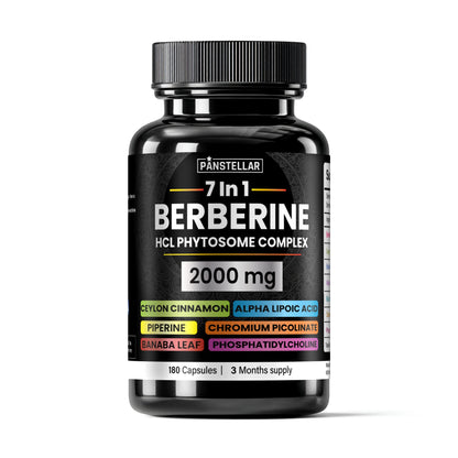 Berberine HCl Phytosome Complex 2000mg – 180 Capsules