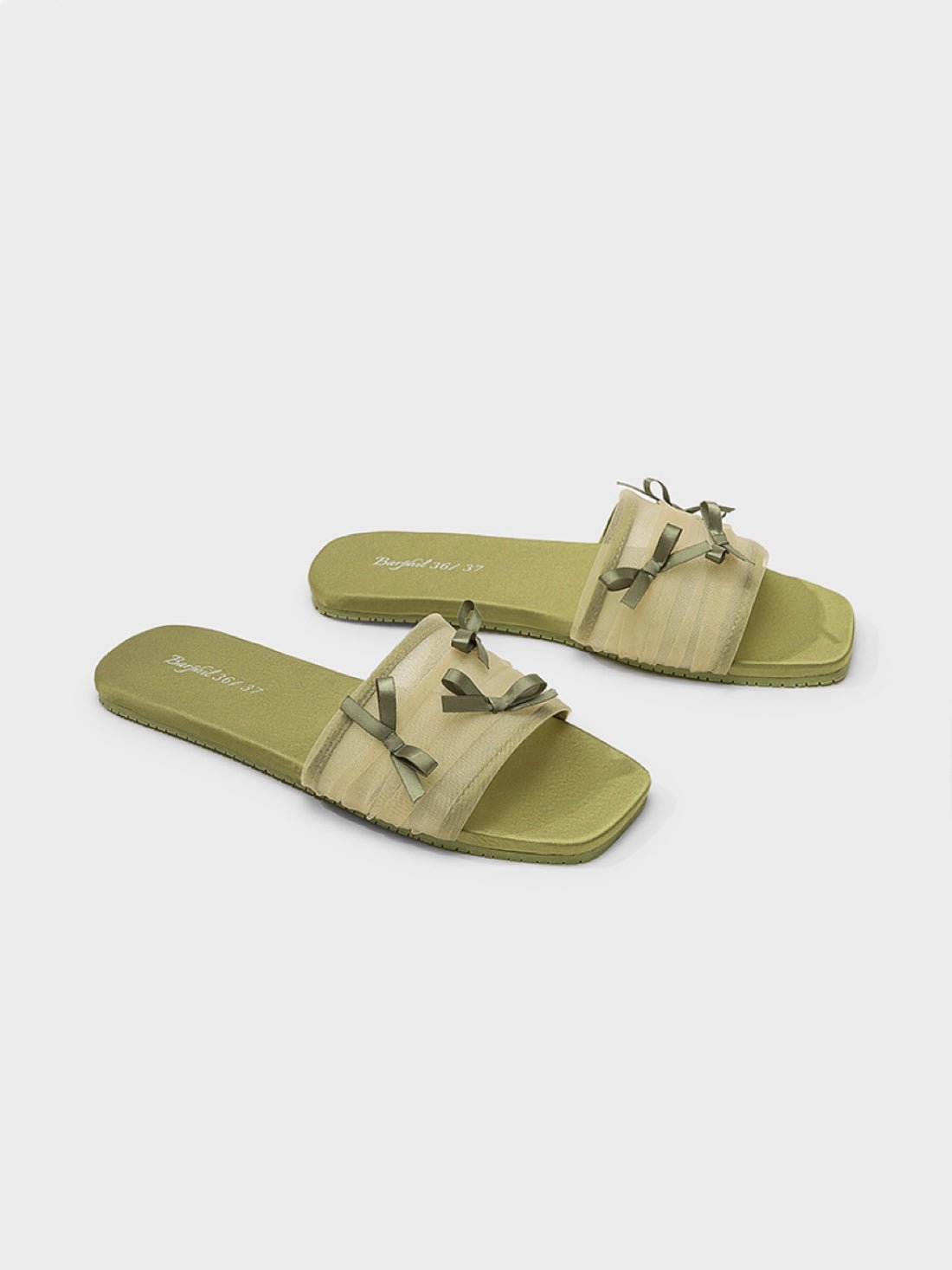 Fairy Mesh Bow Home Slippers | Daily Health & Beauty