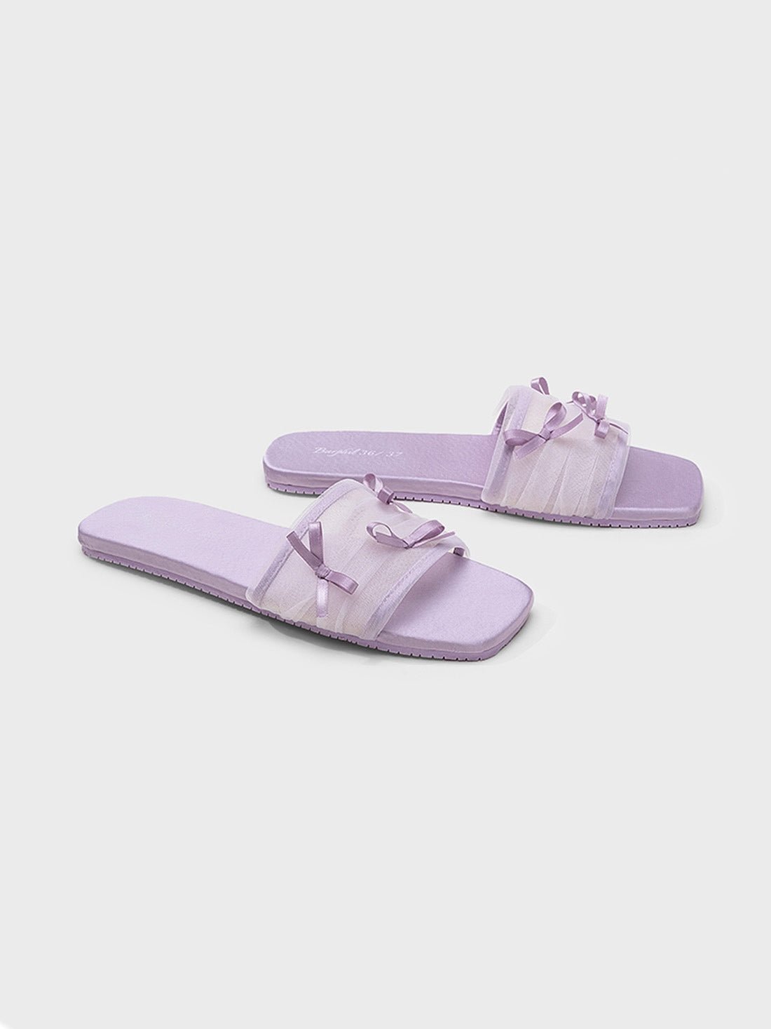 Fairy Mesh Bow Home Slippers | Daily Health & Beauty