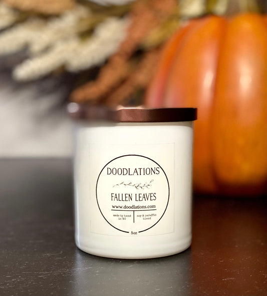 Fallen Leaves Candle