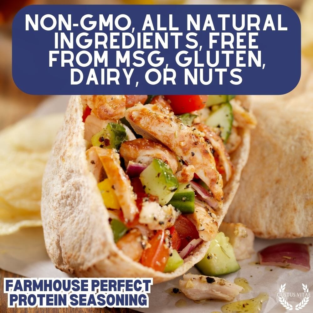 Condimento proteico perfecto de granja 