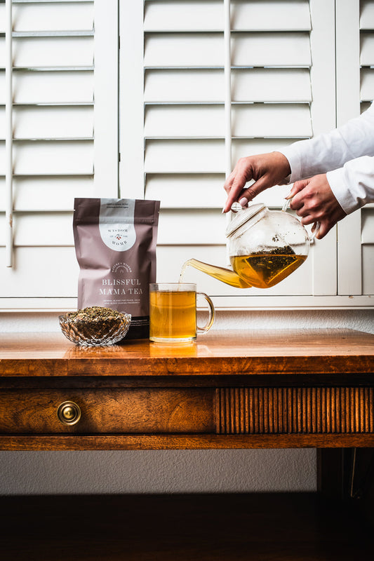 Blissful Mama Tea: Herbal Blend for Peace, Calm and Sleep During Pregnancy
