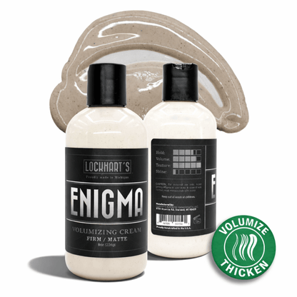 Fijación firme y ligera | Crema voluminizadora pre/post styler Enigma 